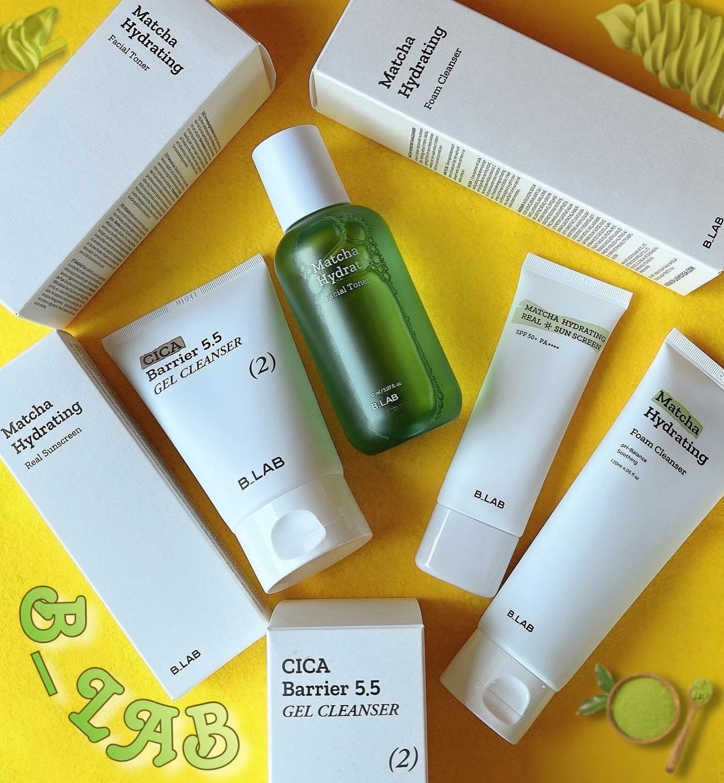 【B_LAB】ビーラップ💁🏻‍♀️🇰🇷【抹茶】スキンケア🍵🤲🏻
1200年伝統の【緑茶水】配合🌿柔らかなお肌へ導く🌠

🌸《シカバリアジェルクレンザー》🌸
✅【ツボクサエキス】🌿
➡︎創傷軟膏の主成分(マデカソシド)