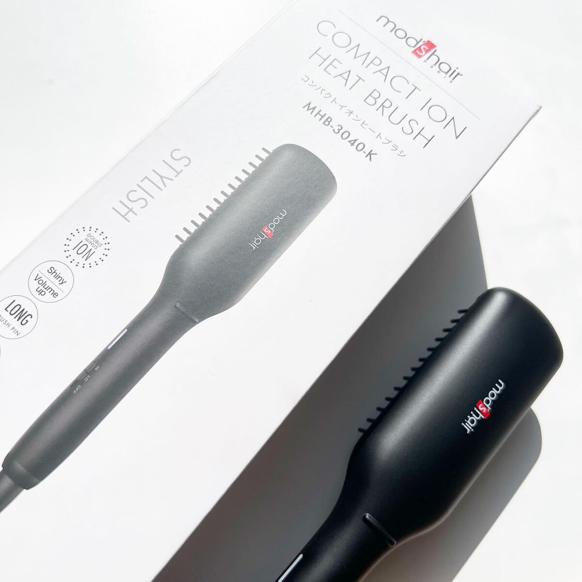 スタイリッシュ コンパクトイオンヒートブラシ MHB-3040-K/mod's hair/ヒートブラシを使ったクチコミ(6枚目)