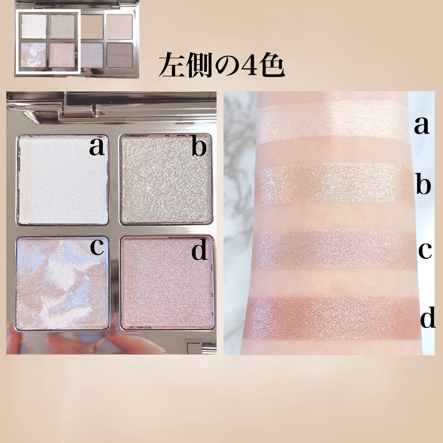 アイカラーレーション スペシャルエディション/LUNASOL/アイシャドウパレットを使ったクチコミ(4枚目)