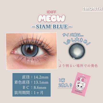 MEOW(ミヤオ) 1month/OLOLA/1ヶ月(1MONTH)カラコンを使ったクチコミ(6枚目)
