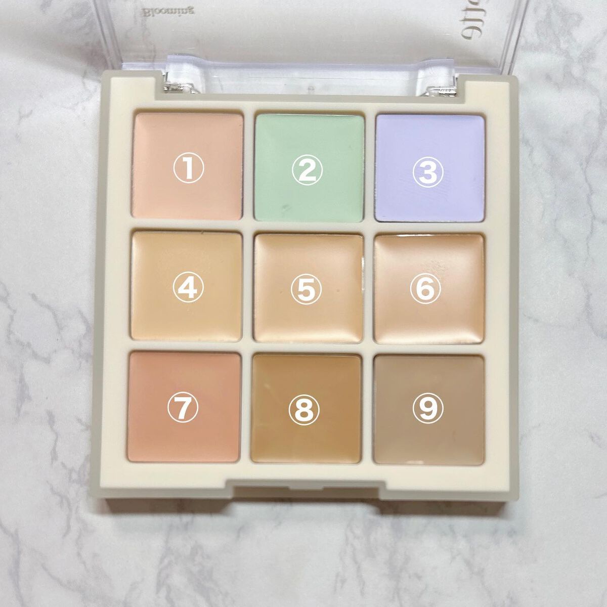 プロコンシーラーパレット/dasique/パレットコンシーラーを使ったクチコミ（3枚目）