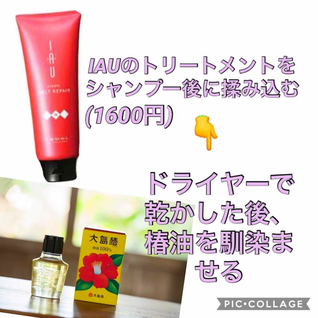 大島椿(ツバキ油)/大島椿/ヘアオイルを使ったクチコミ（2枚目）