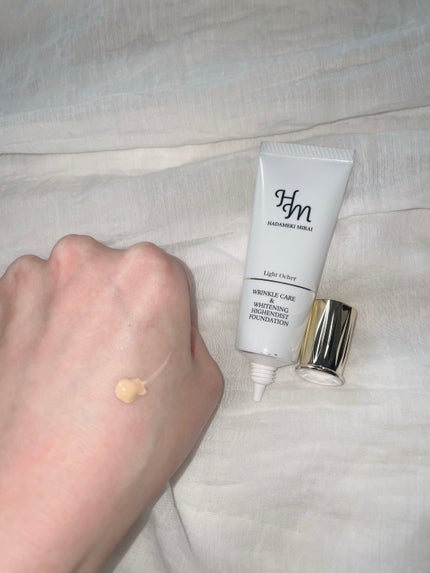 リンクルケア&ホワイトニング ハイエンディストファンデーション/ハダメキミライ/リキッドファンデーションを使ったクチコミ(3枚目)