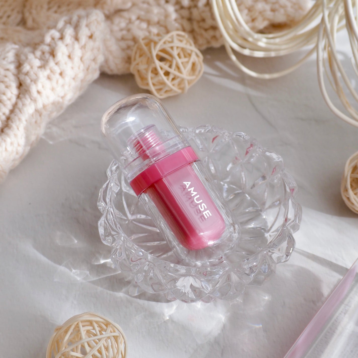 ジェルフィットティント/AMUSE/リップティントを使ったクチコミ(1枚目)