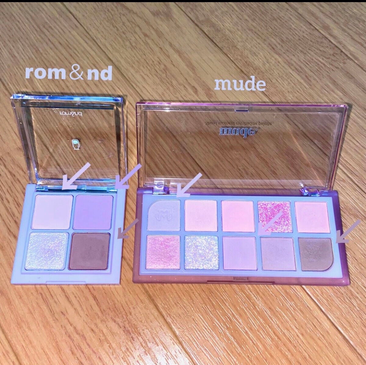 ベターザンアイズ ミルクシリーズ/rom&nd/アイシャドウパレットを使ったクチコミ(3枚目)