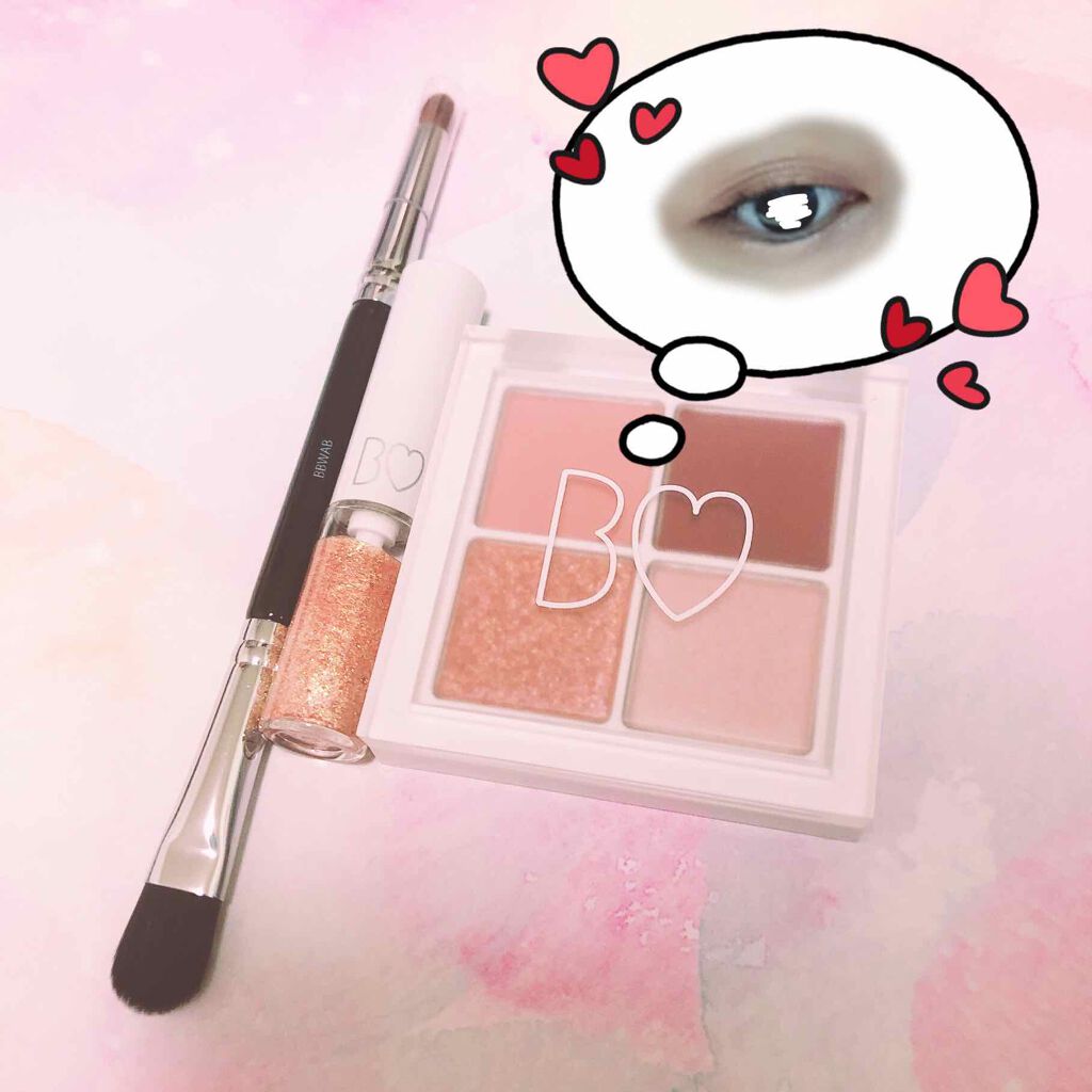 THE アイパレR/b idol/アイシャドウパレットを使ったクチコミ（1枚目）