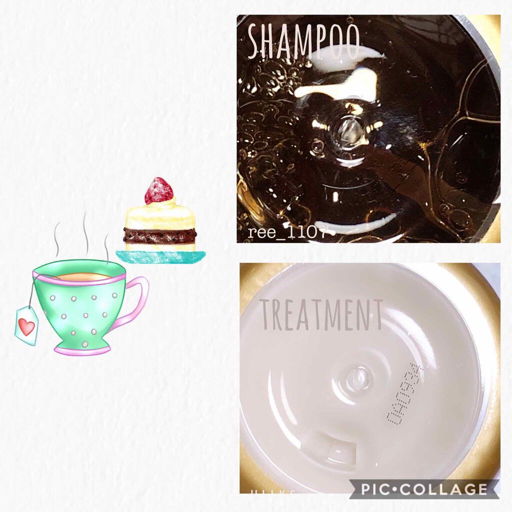 リッチリペア シャンプー／トリートメント/MAISON DE THÉ/市販シャンプーを使ったクチコミ（2枚目）