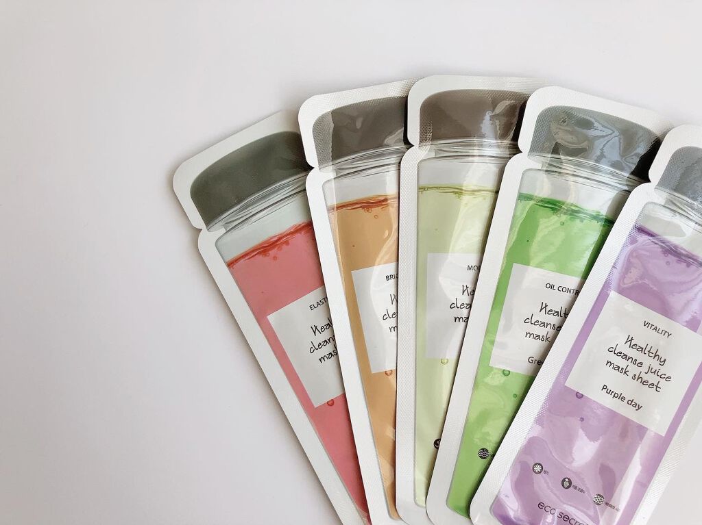 ヘルシークレンズジュースマスクパック/eco secret/シートマスク・パックを使ったクチコミ(2枚目)