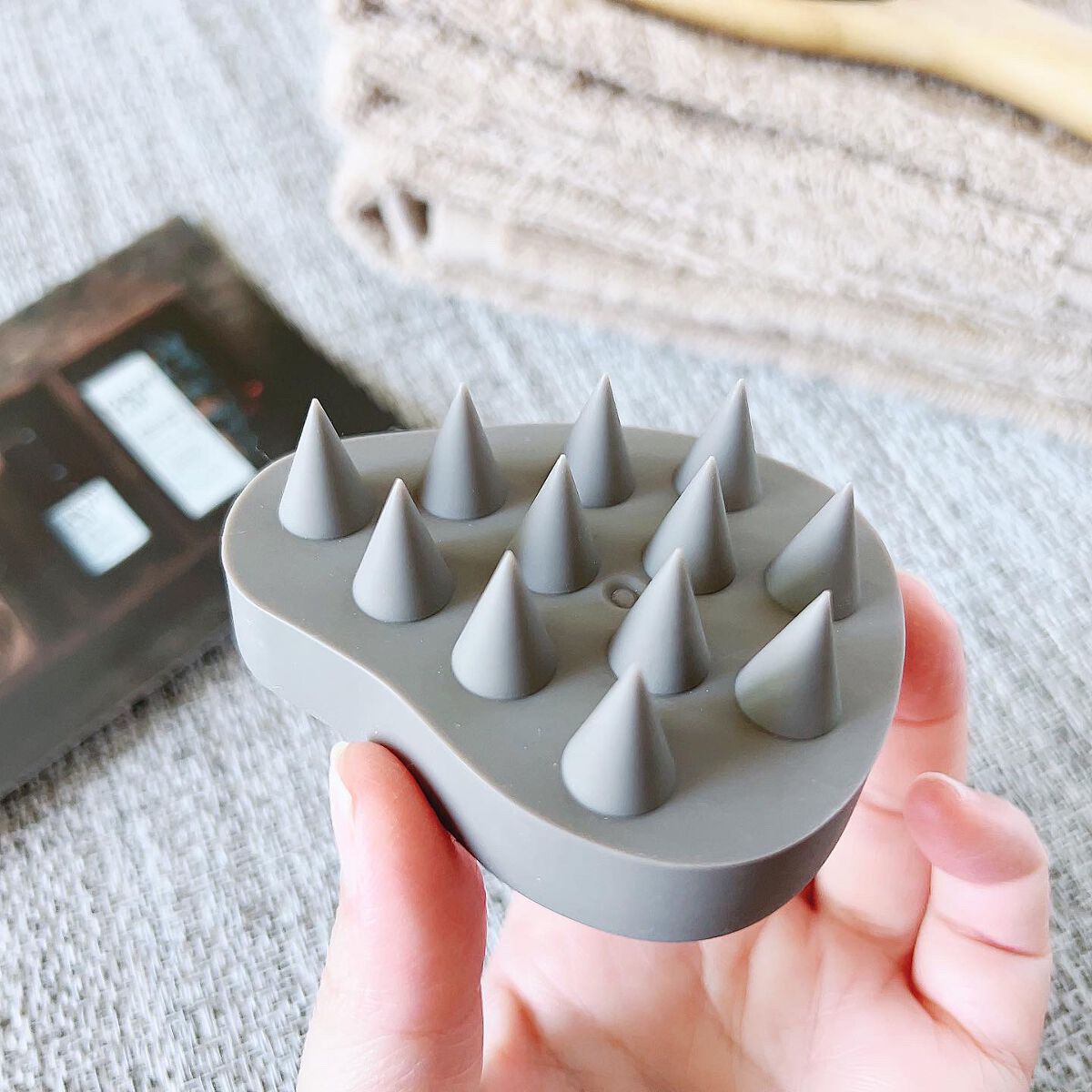 スカルプブラシ/GROW LAB/スカルプブラシを使ったクチコミ（3枚目）