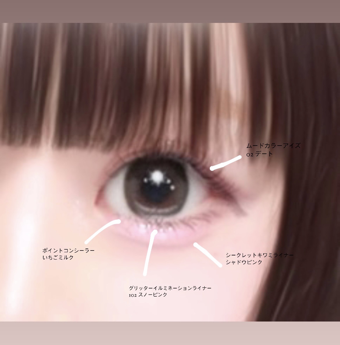 ムードカラーアイズ/CipiCipi/アイシャドウパレットを使ったクチコミ（3枚目）