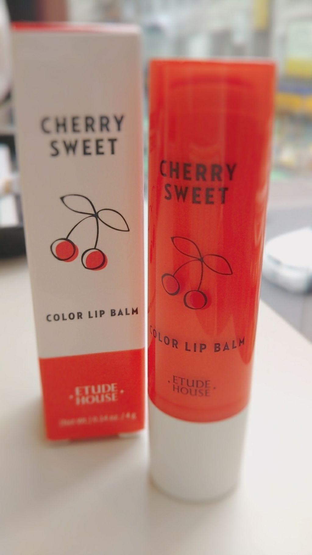 チェリースイート カラーリップバーム/ETUDE/口紅を使ったクチコミ(1枚目)