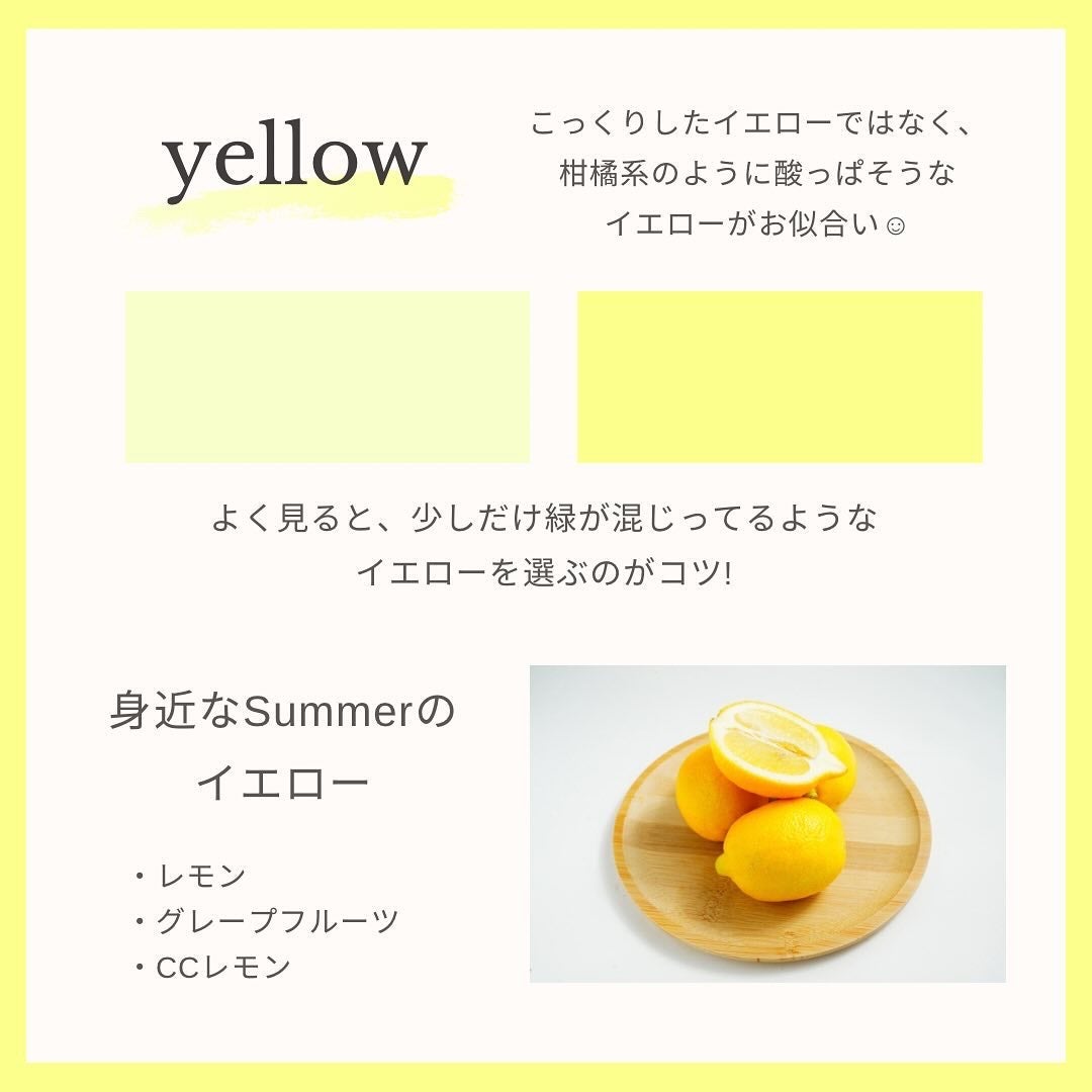 Yuno/新宿/パーソナルカラー診断 on LIPS 「【パーソナルカラーSummer】色の選び方🩰☁️今回はサマータ..」(5枚目)