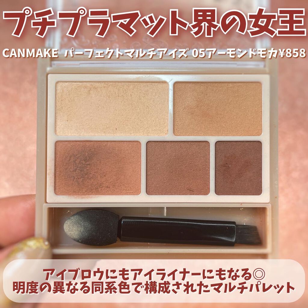 パーフェクトマルチアイズ/キャンメイク/アイシャドウパレットを使ったクチコミ（3枚目）