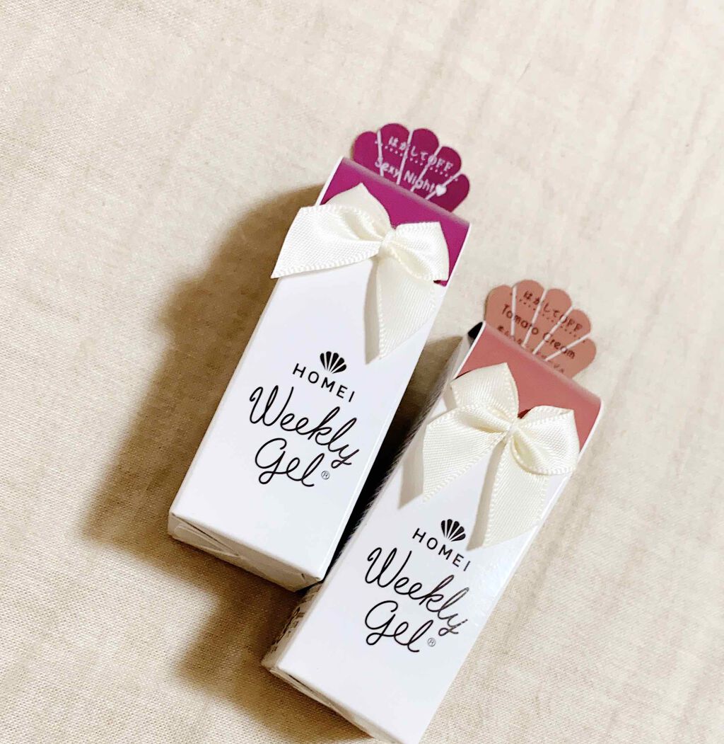 ウィークリージェル/HOMEI/ジェルネイルを使ったクチコミ（1枚目）