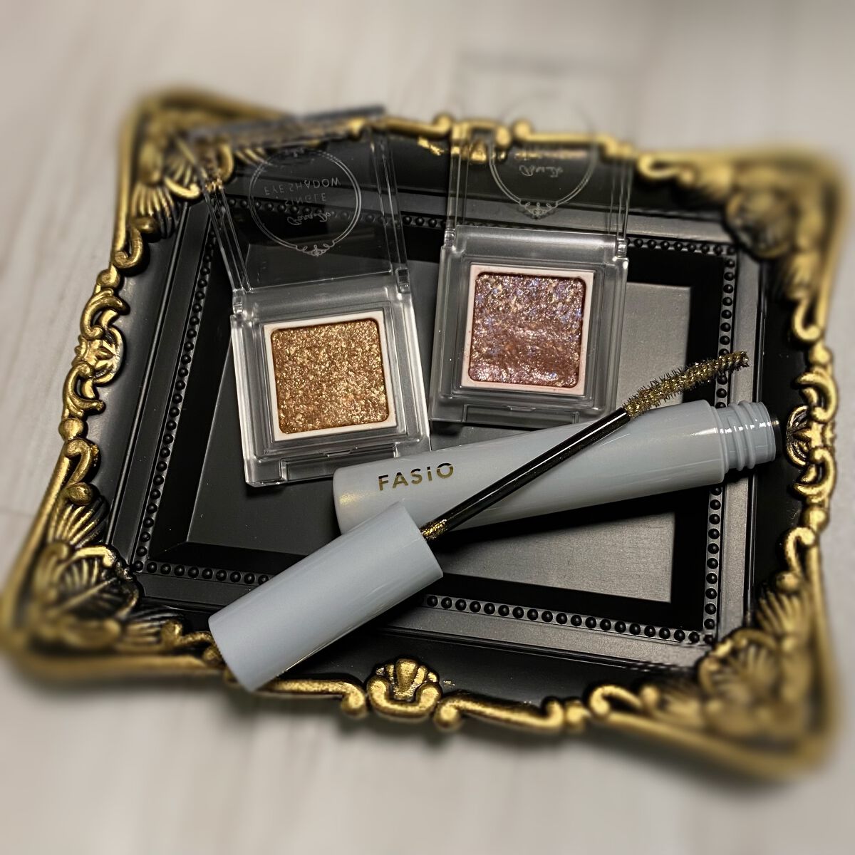 パーマネントグリッター マスカラ/FASIO/マスカラを使ったクチコミ（2枚目）