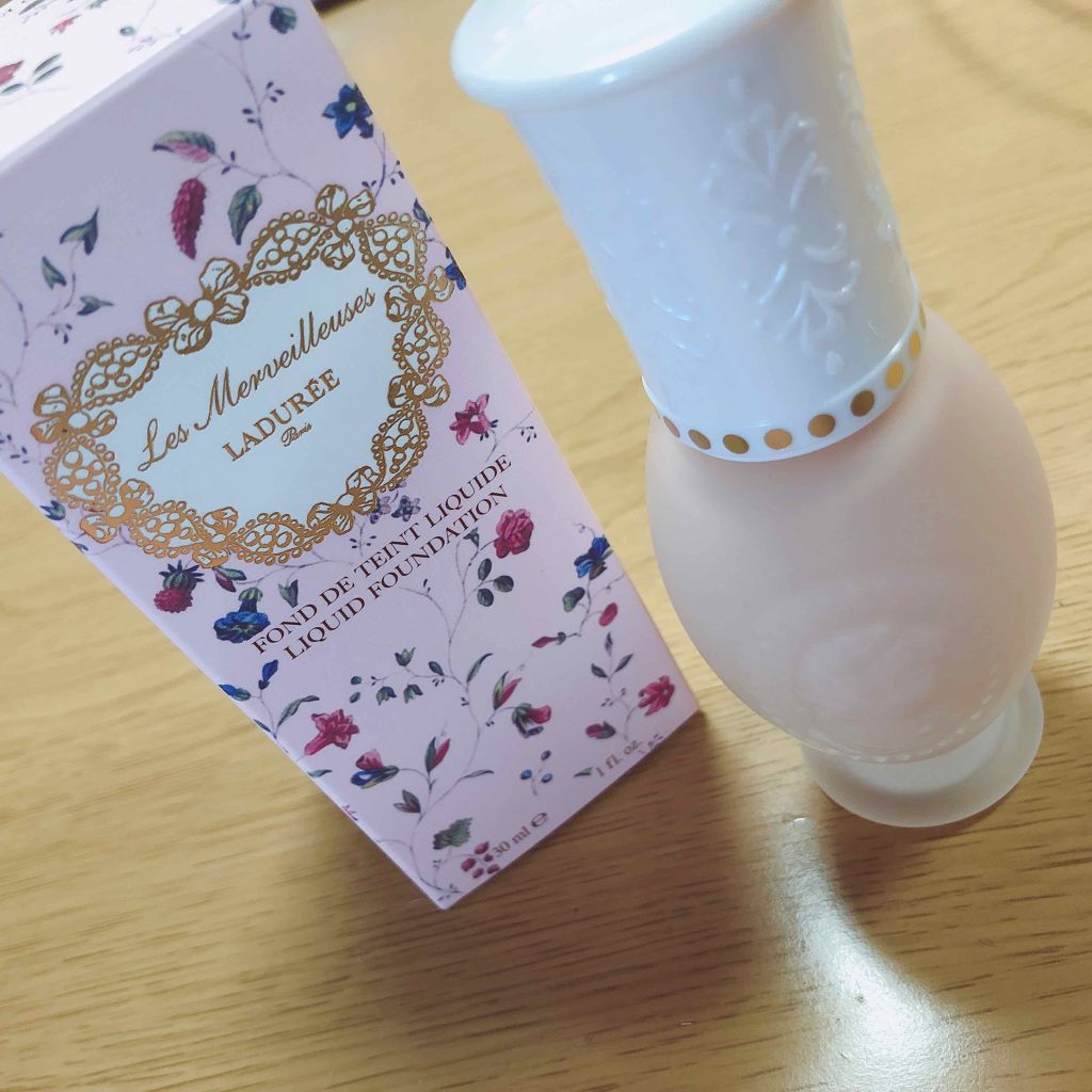 リクイド ファンデーション/レ・メルヴェイユーズ ラデュレ/リキッドファンデーションを使ったクチコミ(1枚目)