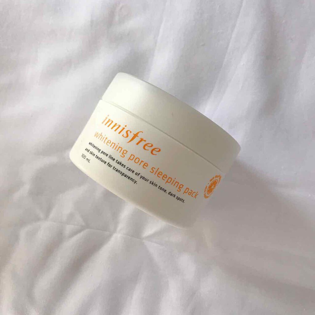 ホワイトニング ポア スリーピングパック/innisfree/フェイスクリームを使ったクチコミ（1枚目）
