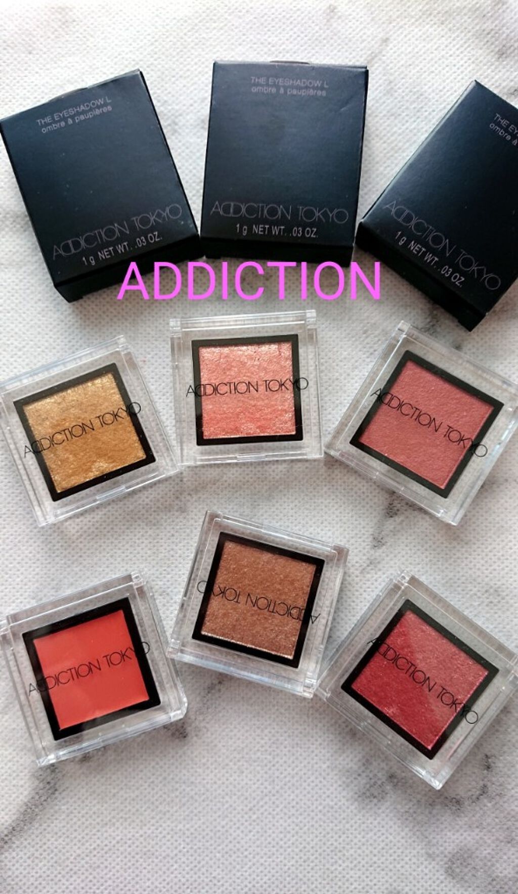 ザ アイシャドウ L 168 Laterite/ADDICTION/単色アイシャドウを使ったクチコミ（1枚目）