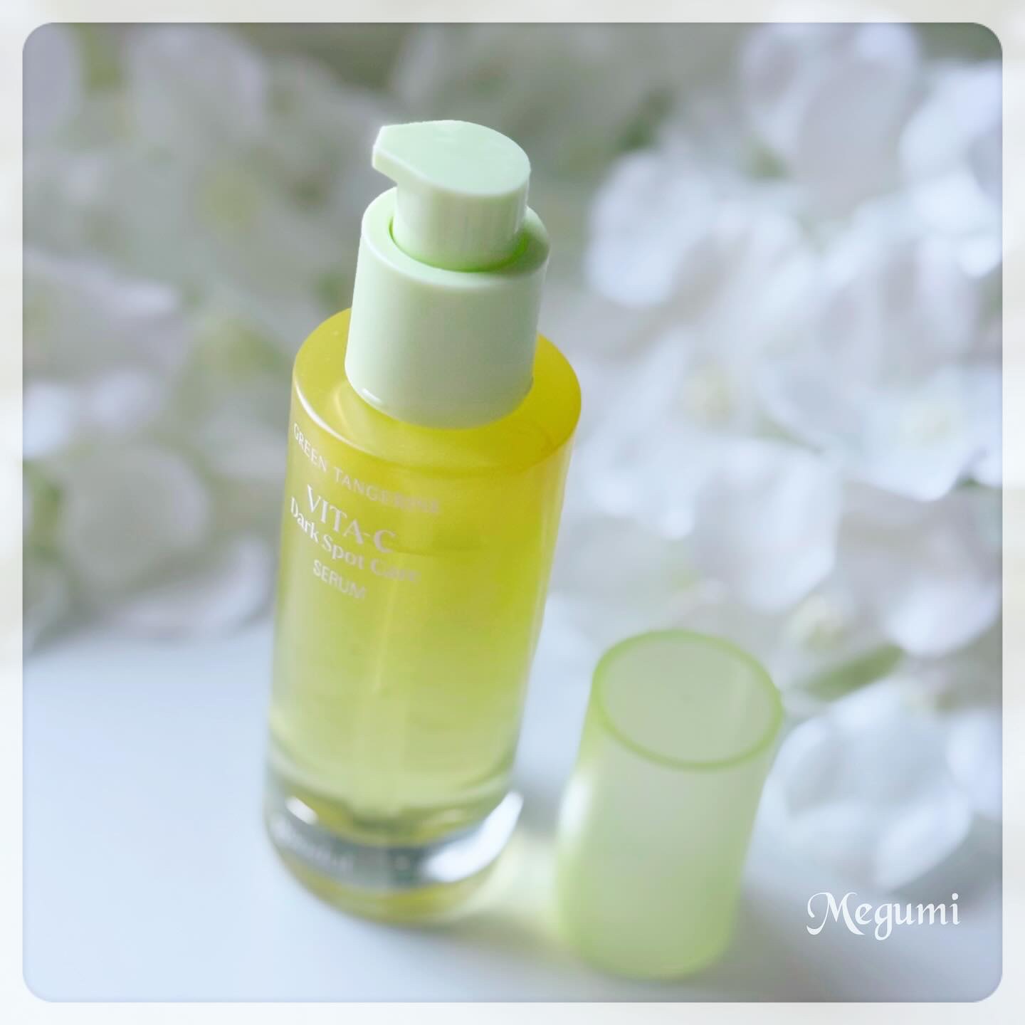 グリーンタンジェリン ビタC ダークスポットケアセラム/goodal/美容液を使ったクチコミ（2枚目）