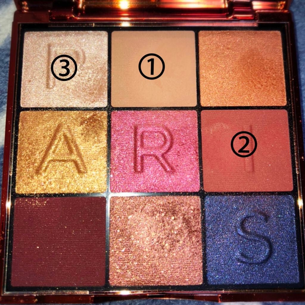 パリエレクトリックナイト アイシャドウ パレット/ロレアル パリ/アイシャドウパレットを使ったクチコミ(2枚目)