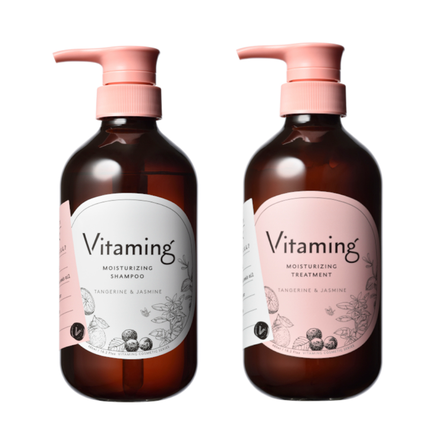 Vitaming モイストシャンプー/トリートメント(タンジェリン&ジャスミンの香り)