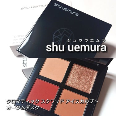 クロマティックス クワッド アイスカルプト ウィンター トランクイリティ/shu uemura/アイシャドウパレットを使ったクチコミ（2枚目）