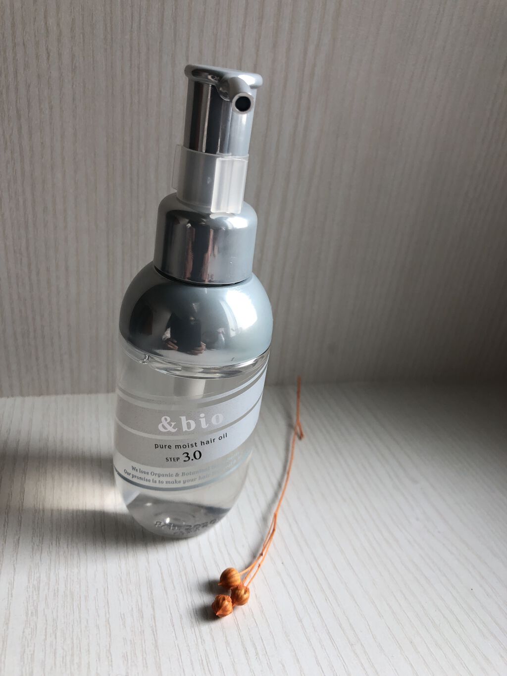 ピュアモイスト ヘアオイル 3.0/&bio/ヘアオイルを使ったクチコミ（1枚目）