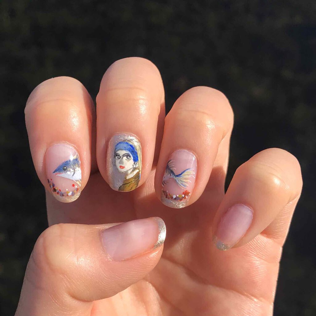 ガラスドロップジェルコート/MAJOLICA MAJORCA/ネイルトップコートを使ったクチコミ（1枚目）