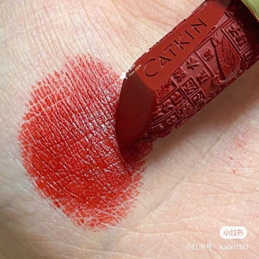 Dreamworld Carving Lipstick/CATKIN/口紅を使ったクチコミ（8枚目）