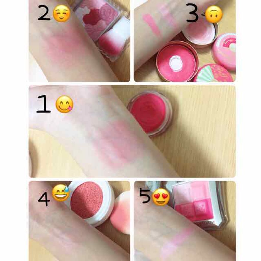 グロウフルールチークス/キャンメイク/パウダーチークを使ったクチコミ(3枚目)