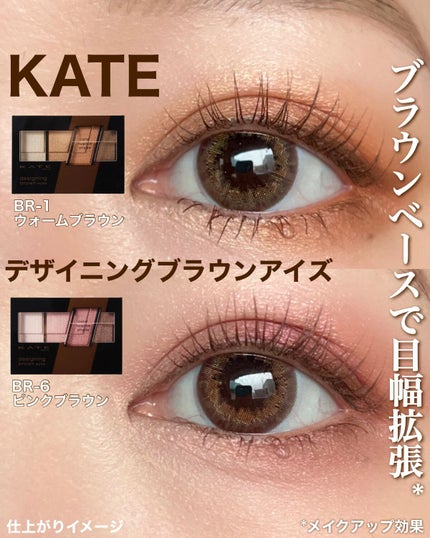 デザイニングブラウンアイズ/KATE/アイシャドウパレットを使ったクチコミ(1枚目)