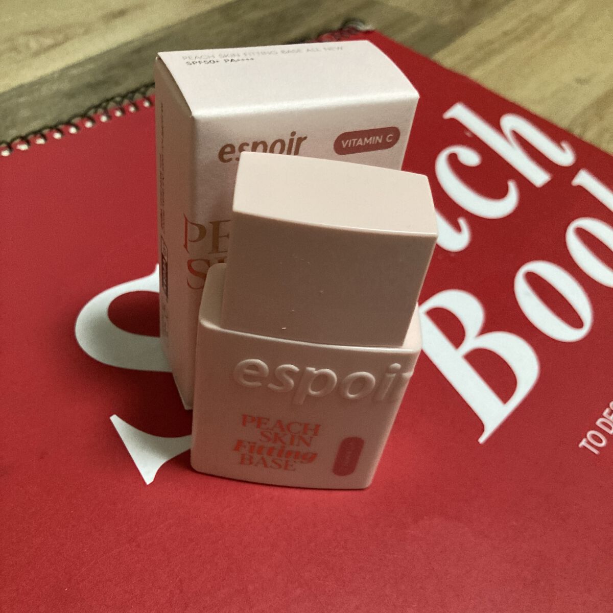 ピーチスキンフィッティングベース/espoir/化粧下地を使ったクチコミ（3枚目）