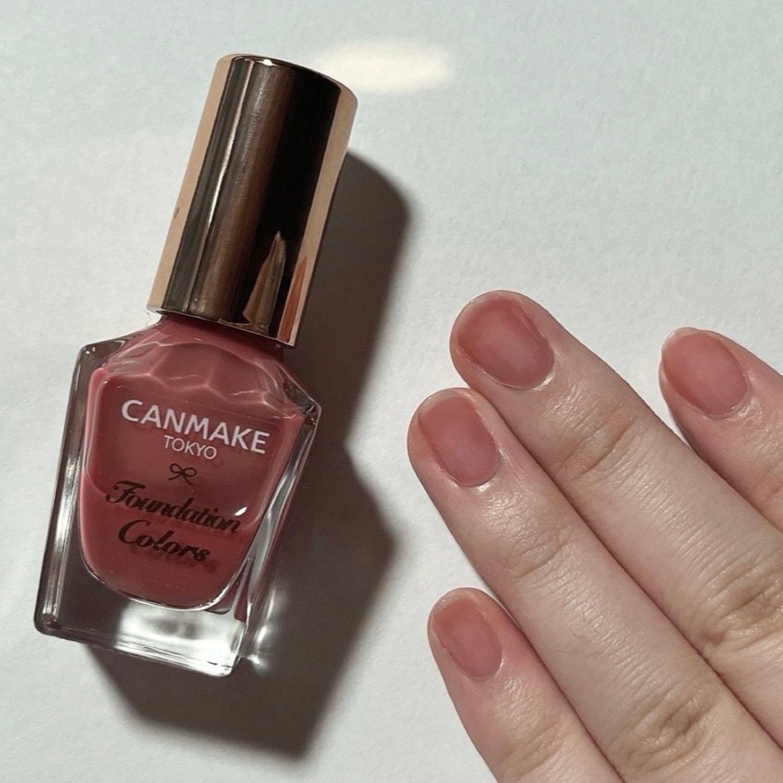 ファンデーションカラーズ/キャンメイク/マニキュアを使ったクチコミ(2枚目)