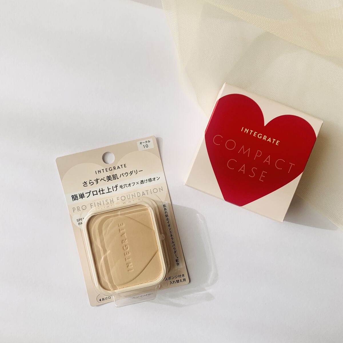プロフィニッシュファンデーション コンパクトケース Ｒ/インテグレート/パウダーファンデーションを使ったクチコミ（2枚目）