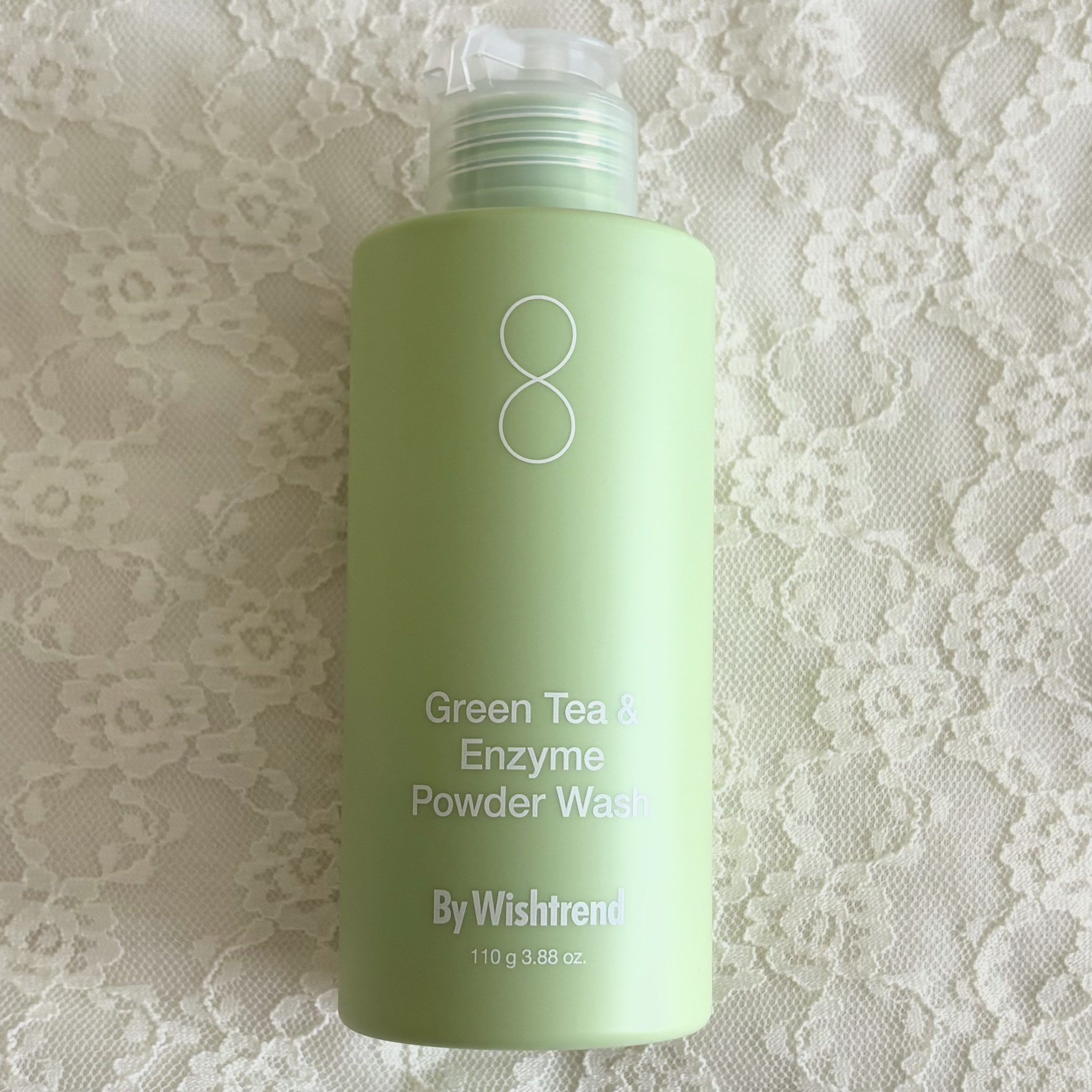 グリーンティー&エンザイムパウダーウォッシュ/By Wishtrend/洗顔パウダーを使ったクチコミ（3枚目）