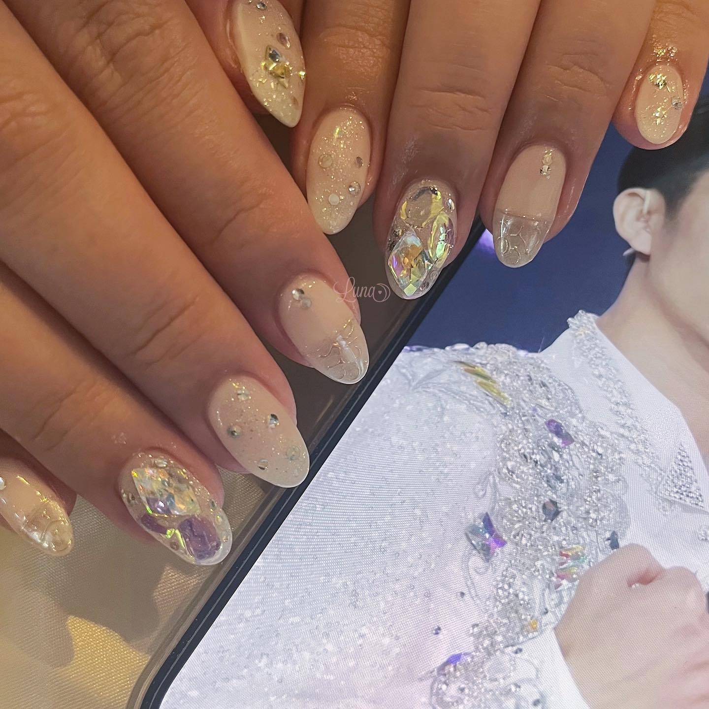 #ジェルネイル,#ワンカラーネイル,#ニュアンスネイル,#うるうるネイル,#ちゅるんネイル,#シンプルネイル,#パーツネイル,#透け感ネイル,#クリアネイル,#ぷっくりネイル,#ちぐはぐネイル,#韓国ネイル,#きらきらネイル,#うるつやネイル,#フレンチガーリーネイル,#ミラーネイル,#埋めつくしネイル,#ホワイトネイルのネイルデザイン