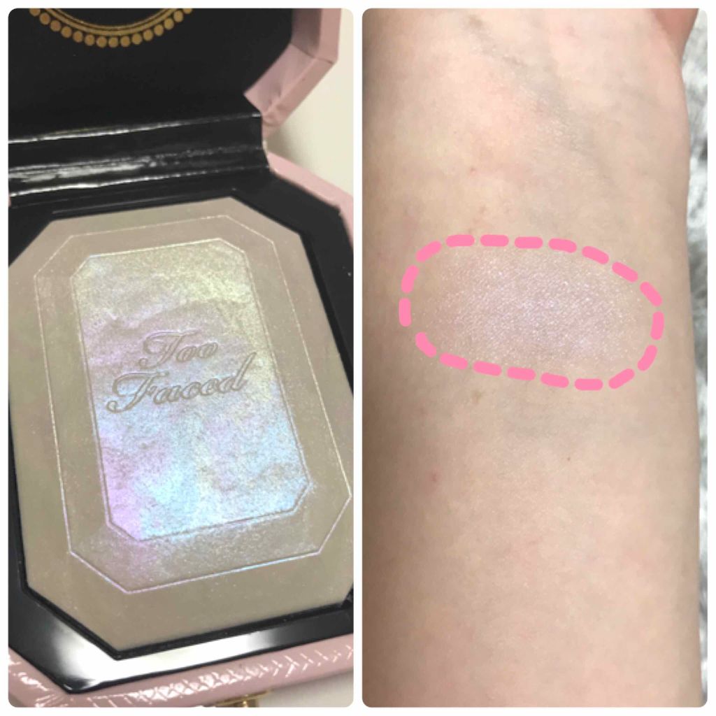 ダイヤモンドライト ハイライター ブラシ/Too Faced/メイクブラシを使ったクチコミ(3枚目)