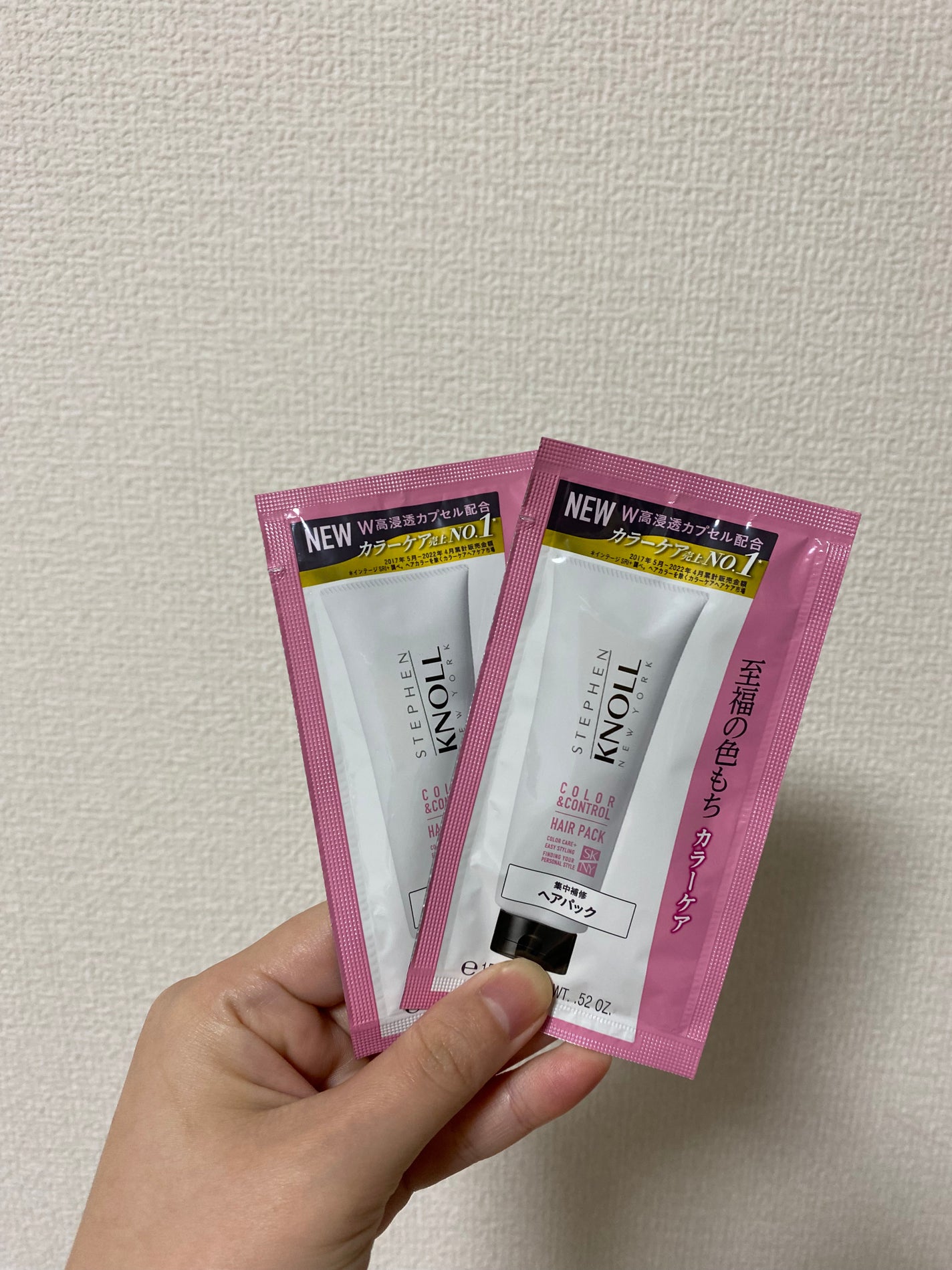カラーコントロール ヘアパック W/スティーブンノル ニューヨーク/ヘアマスク・ヘアパックを使ったクチコミ(1枚目)