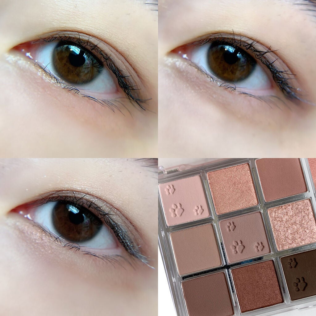 プレイカラーアイズ ダスティキャット/ETUDE/アイシャドウパレットを使ったクチコミ(3枚目)