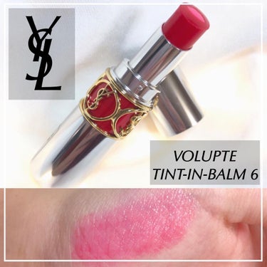 ヴォリュプテ ティントインバーム No.6 タッチミーレッド/YVES SAINT LAURENT BEAUTE/口紅を使ったクチコミ（1枚目）