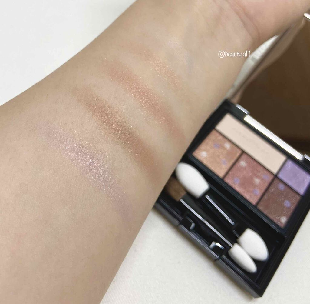 ドラマティックスタイリングアイズ BR601 ブルーベリードーナツ(限定)/マキアージュ/アイシャドウパレットを使ったクチコミ（3枚目）