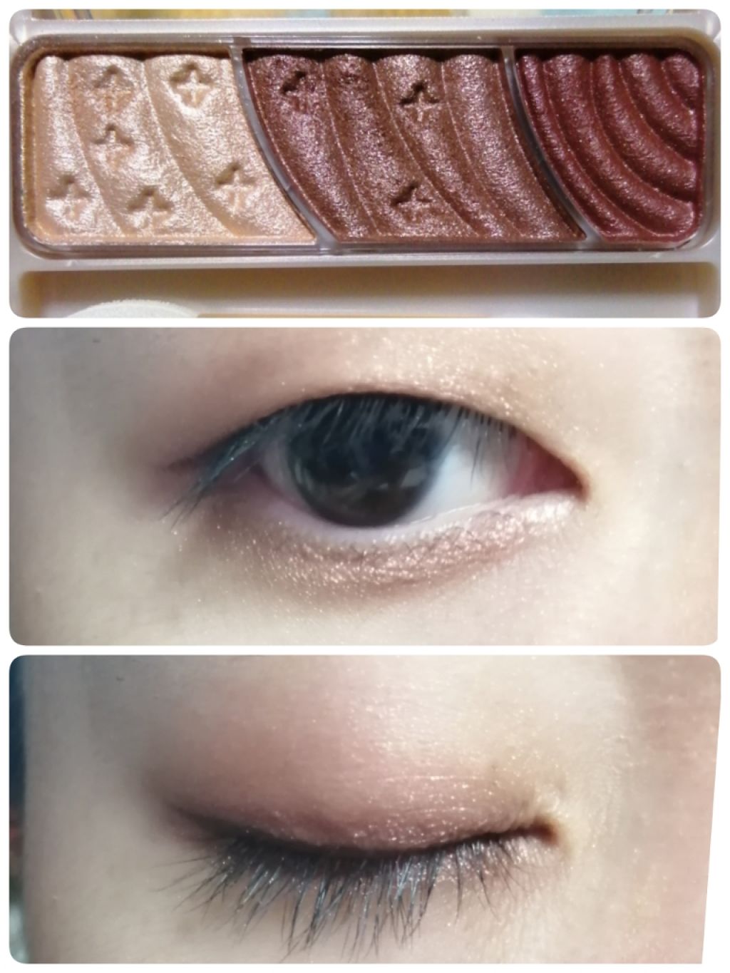 トーンアップアイシャドウ/CEZANNE/アイシャドウパレットを使ったクチコミ(4枚目)