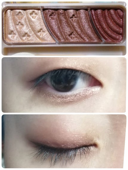 トーンアップアイシャドウ/CEZANNE/アイシャドウパレットを使ったクチコミ(4枚目)