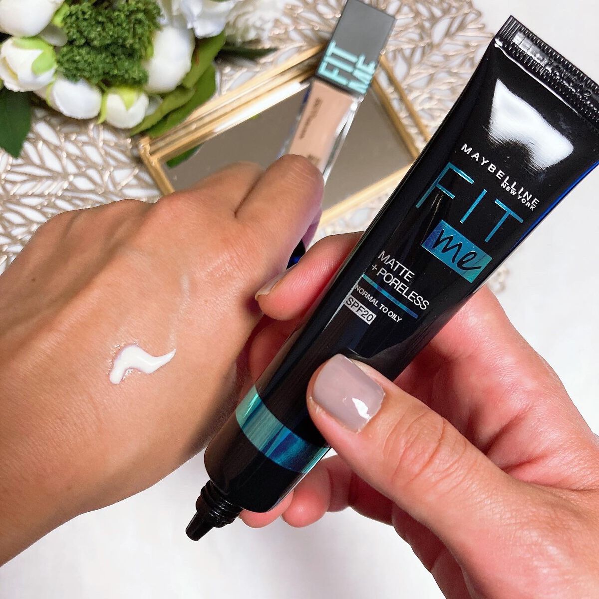 フィットミー リキッドファンデーション R/MAYBELLINE NEW YORK/リキッドファンデーションを使ったクチコミ（2枚目）