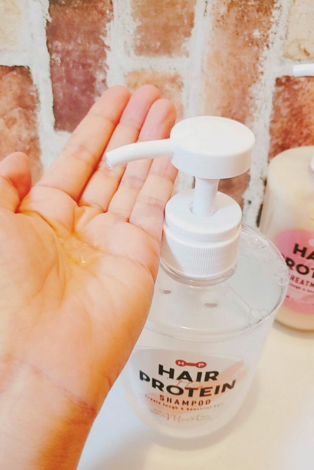 モイストシャンプー／ヘアトリートメント/ヘアザプロテイン/市販シャンプーを使ったクチコミ（2枚目）