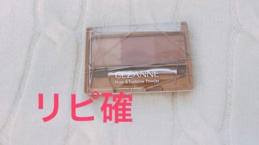 ノーズ＆アイブロウパウダー/CEZANNE/パウダーアイブロウを使ったクチコミ（1枚目）