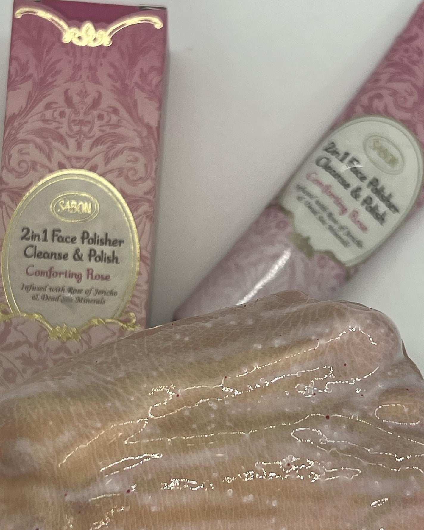 フェイスポリッシャー コンフォーティング・ローズ/SABON/スクラブ・ゴマージュを使ったクチコミ(3枚目)