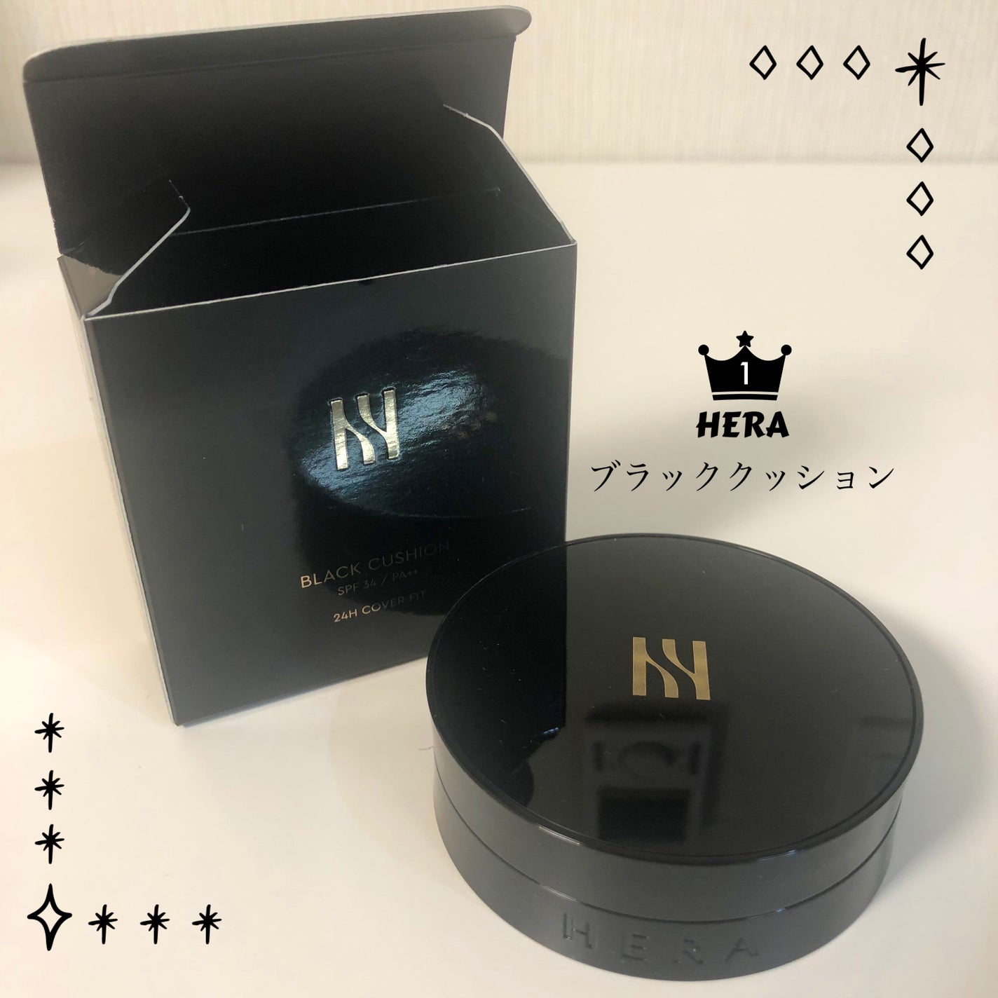 ブラック クッション/HERA/クッションファンデーションを使ったクチコミ(1枚目)