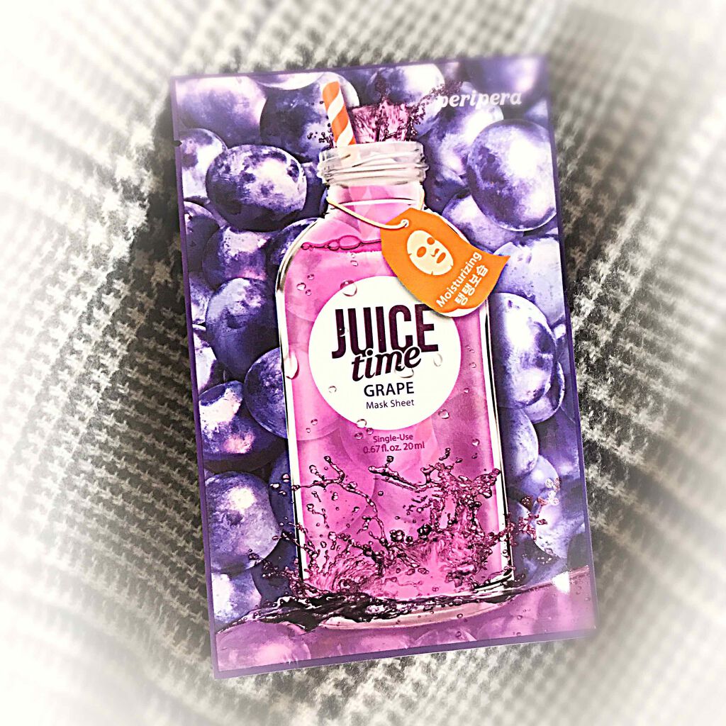ジュース タイム マスク シート/PERIPERA/シートマスク・パックを使ったクチコミ(1枚目)