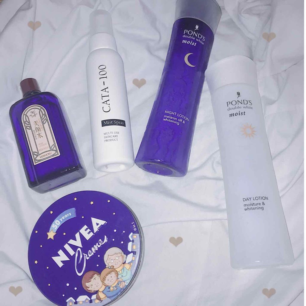 ダブルホワイト 薬用美白モイストローション(セット)/POND'S/スキンケアキットを使ったクチコミ（2枚目）